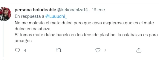 tweet debate mate dulce o amargo
