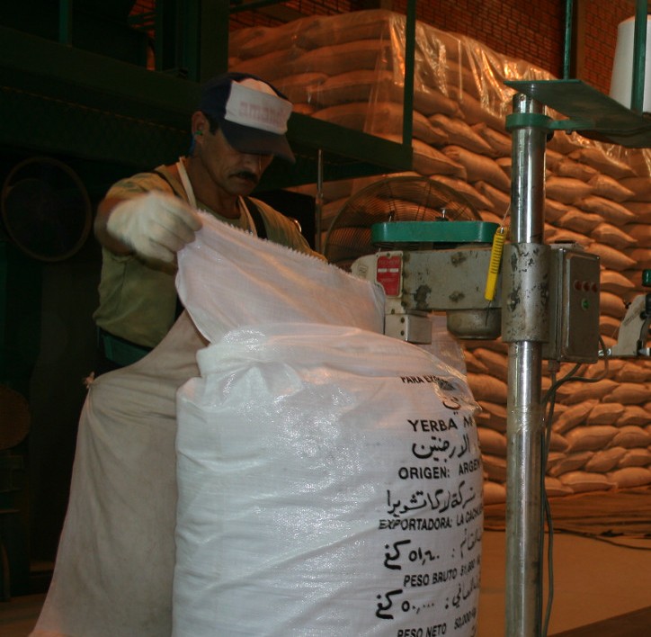exportacion de yerba mate argentina en bolsas de yerba canchada molienda gruesa 2021