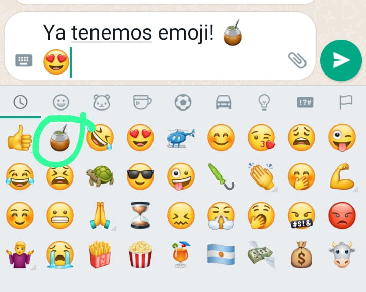 emoji-del-mate-en-whatsapp-2019