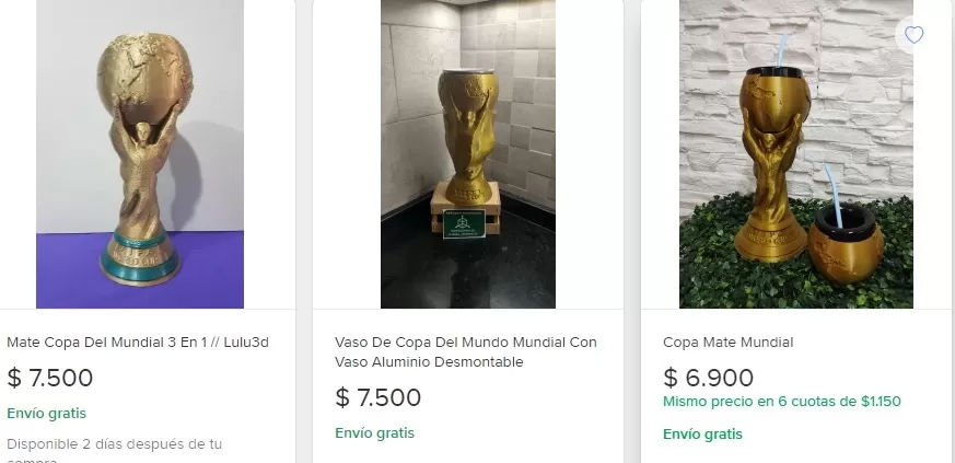 Están a la venta los mates de la Copa del Mundo