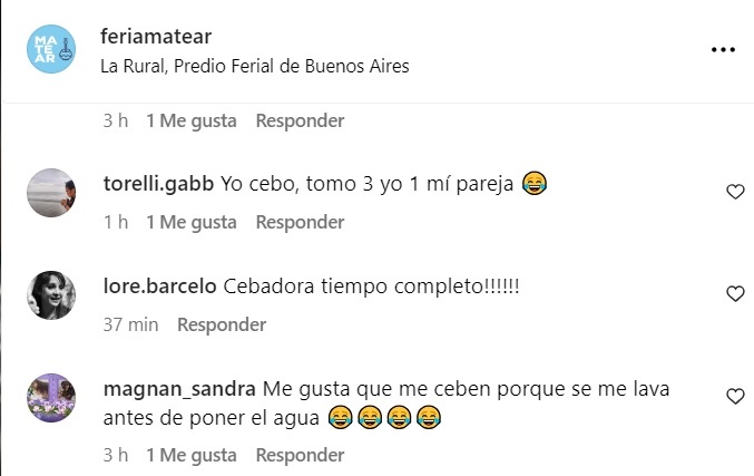 comentarios cebadores de mate.