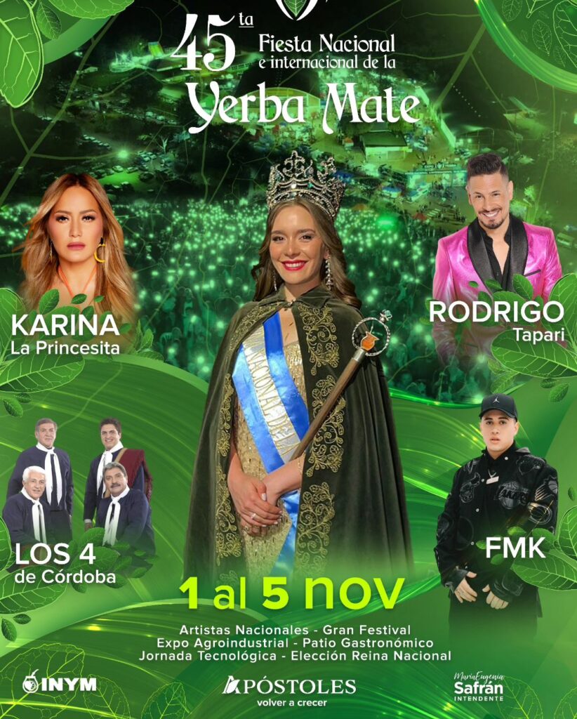 karina-la-princesita-rodrigo-tapari-fmk-fiesta-yerba-mate-apostoles-2023