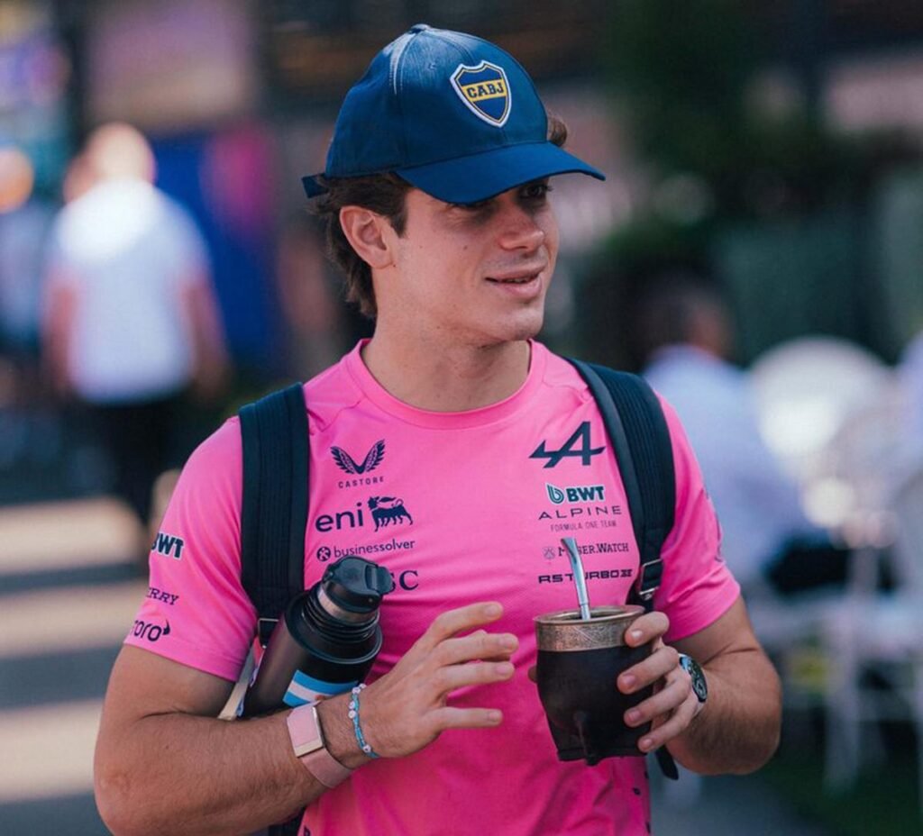 franco colapinto f1 tomando mate