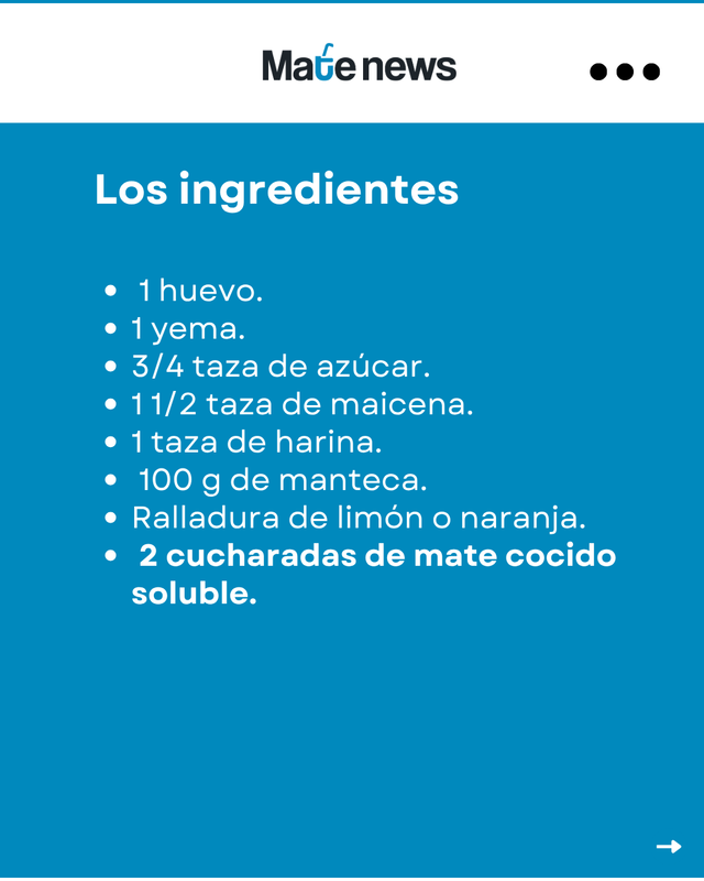 ingredientes recetas con yerba mate alfajores